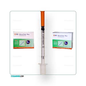 سرنگ انسولین BD Micro-Fine Plus (ساخت آمریکا)